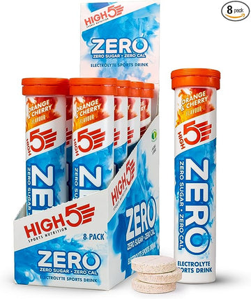 High 5 ZERO Orange & Cherry 20 Tablets  - 8 Pack