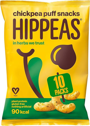 Hippeas In Herbs We Trust Chickpea Puffs 78g - 10 Pack