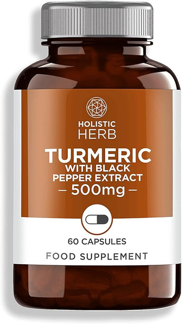 Holistic Herbs Holistic Herb Tumeris & Black Pepper 500mg