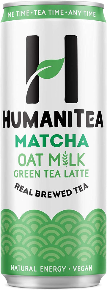 HumaniTea Refreshing Japanese Matcha Oat Milk Drink - 12 Pack