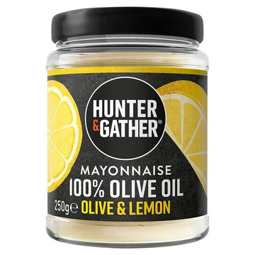 Hunter and Gather Olive & Lemon 100% Olive Oil Mayonnaise 250g