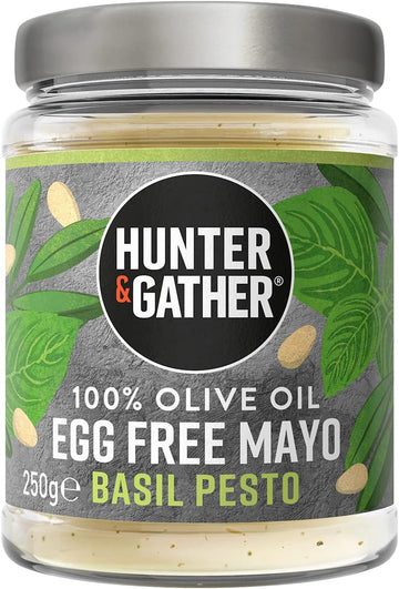 Hunter and Gather Egg Free Pesto Olive Oil Mayo 250g