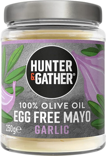 Hunter and Gather Egg Free Garlic Olive Oil Mayo 250g