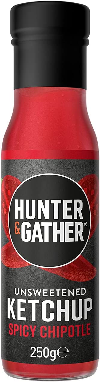 Hunter & Gather Unsweetened Spicy Chipotle Ketchup Squeezy 350g