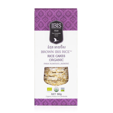 Ibis Rice Organic Rice Cakes Original 130g - 6 Pack