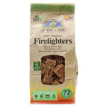 If You Care Firelighters Non Toxic Wood 72 Pieces