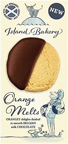 Island Bakery Organic Orange Melt Biscuits 133g - 12 Pack