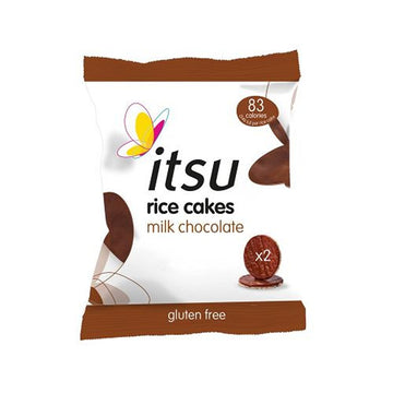 Itsu Milk Chocolate Rice Cakes 34g - 12 Pack