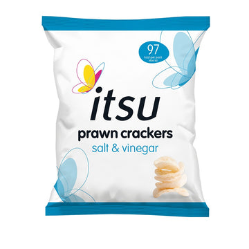 Itsu Salt & Vinegar Prawn Crackers 19g - Pack of 24