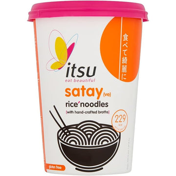 Itsu Satay Noodle Cup 63g - 6 Pack