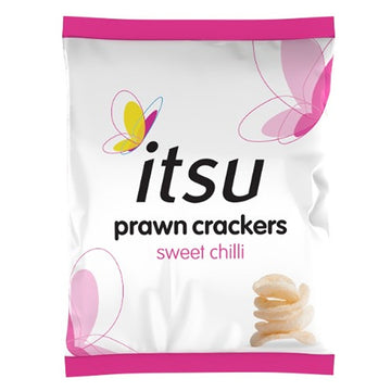 Itsu Sweet Chilli Prawn Crackers 60g - Pack of 6