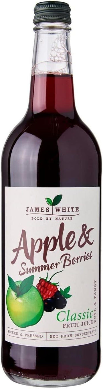 James White Apple & Summer Berries - Full Bodied Fruit Juice - 750ml - 2 Pack