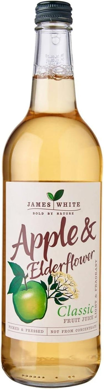 James White Apple & Elderflower - Light & Fragrant 750ml - 2 Pack