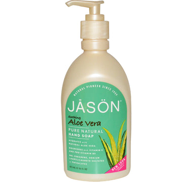 Jason Aloe Vera Liquid Satin Soap with Pump 473ml