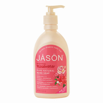 Jason Rosewater Liq Satin Soap Pump 480ml