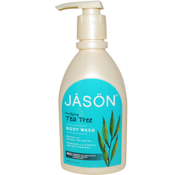 Jason Tea Tree Satin Body Wash W/Pump 887ml