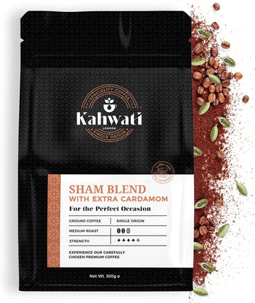 Kahwati Coffee Sham Blend- Extra Cardamom Turkish Coffee 250g