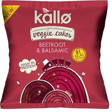 Kallo Beetroot & Balsamic Veggie Cakes Snack 22g