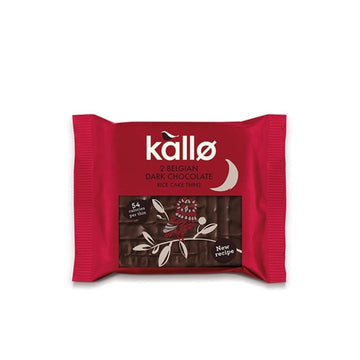 Kallo Kallo Dark Chocolate Topped Rice Cakes 33g - 5 Pack