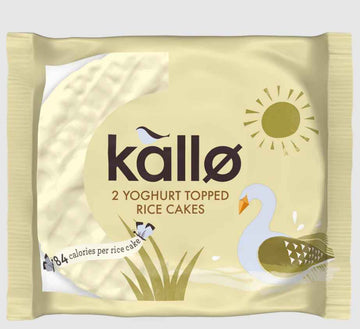 Kallo Kallo Yogurt Topped Rice Cake 33g - 5 Pack