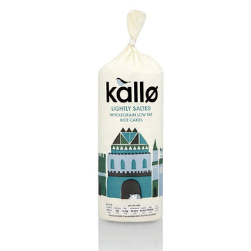 Kallo Organic Thick Slice Slightly Salted Rice Cakes 130g - 12 Pack
