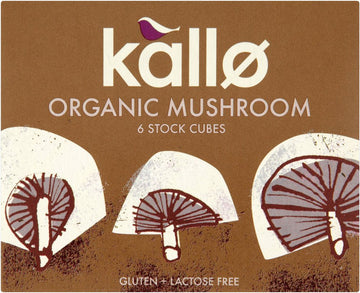 Kallo Kallo Organic Mushroom Stock Cubes 66g - 15 Pack