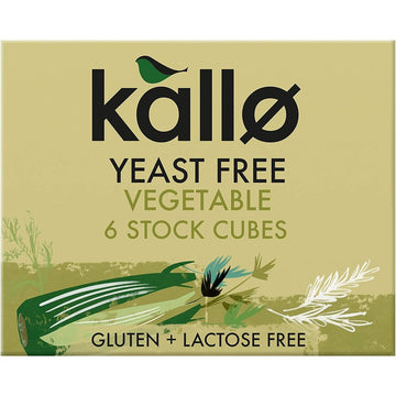 Kallo Kallo Yeast Free Vegetable Stock Cubes 60g - 15 Pack