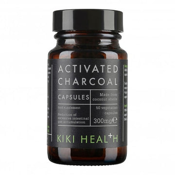 KIKI Health Activated Charcoal - 50 Vegicaps