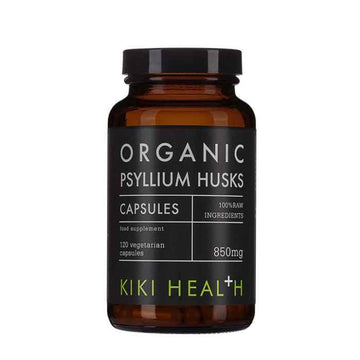 KIKI Health Organic Psyllium Husks 120 Vegicaps