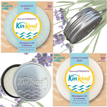 KinKind Give STRENGTH TRAVEL SET - Shampoo & Conditioner