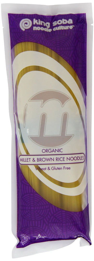 King Soba Org Millet Brown Rice Noodles 250g - 2 Pack