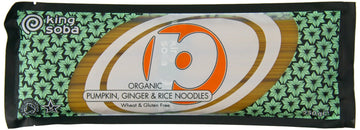 King Soba Org Pumpkin Ginger Brown Rice Noodles 250g - 2 Pack