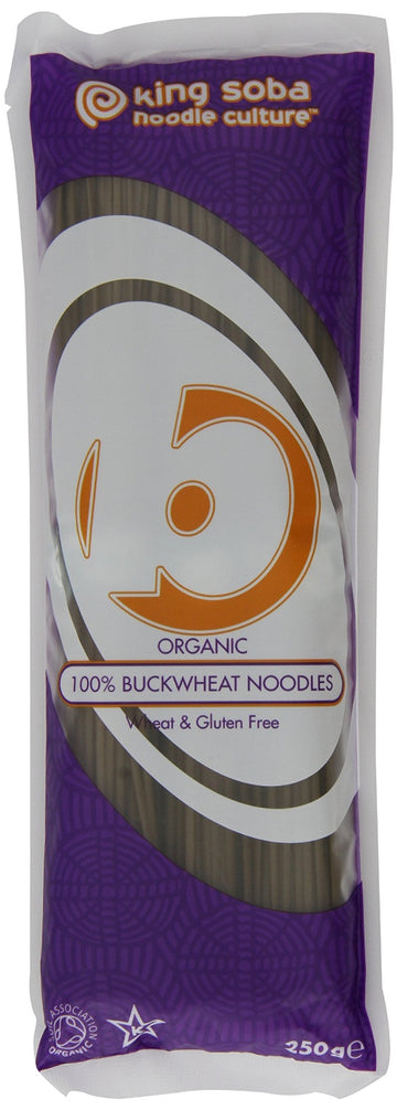 King Soba Org 100% Buckwheat Noodles 250g - 2 Pack