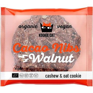 Kookie Cat Cookie Double choc & Walnuts 55 g cookie - 12 Pack