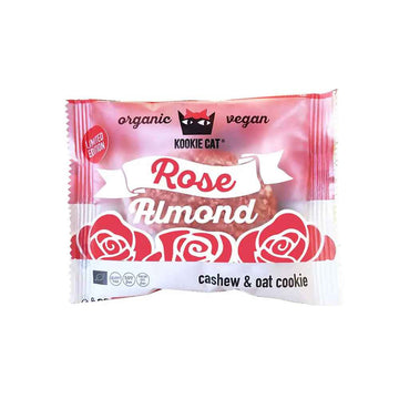 Kookie Cat Rose & Almond Cookie Bio 50g - 12 Pack