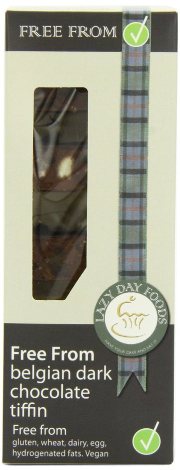 Lazy Days Vegan & Free From Belgian Chocolate Tiffin 150g - 2 Pack