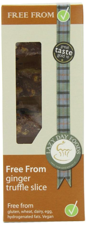 Lazy Days Vegan & Free From Dark Belgian Chocolate Ginger Snaps 125g - 8 Pack