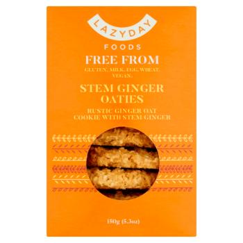 Lazy Days Vegan Stem Ginger Oaties 150g - 8 Pack