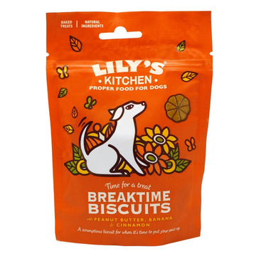 Lilys Kitchen Breaktime Biscuits for Dogs 80g - 8 Pack