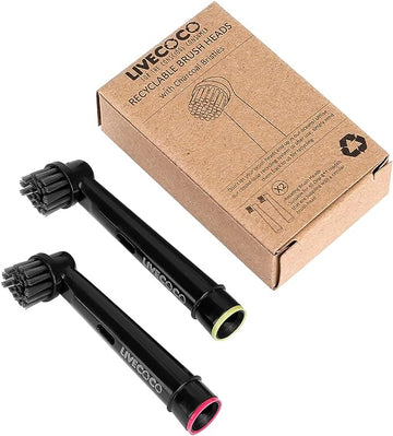 LIVECOCO Recyclable Brush Heads 2 psc