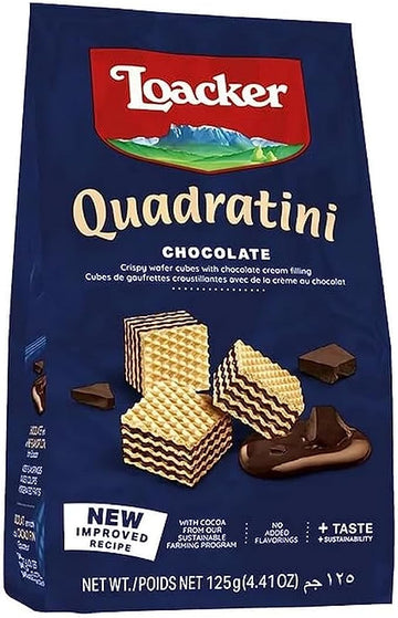 Loacker Loacker Chocolate Quadratini 125G - 6 Pack