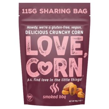 Love Corn BBQ Corn Snack 115g - 6 Pack