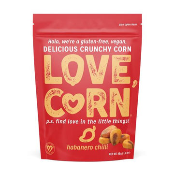 Love Corn Habanero Corn Snack 45g - 10 Pack