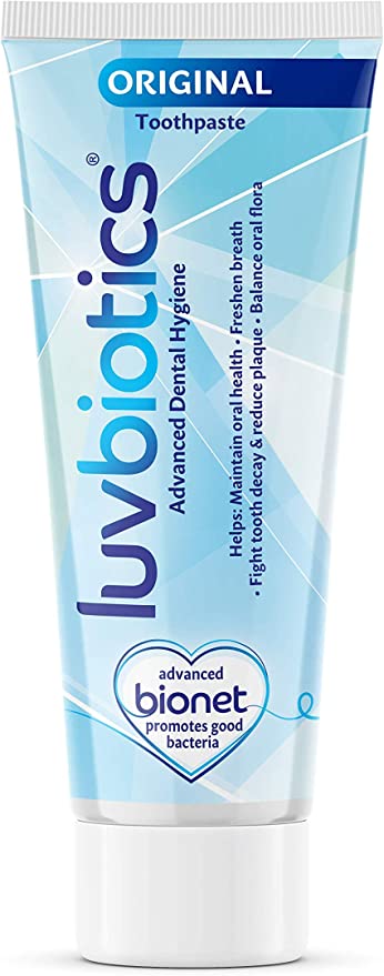 Luvbiotics Original Toothpaste with Probiotics 75ml - 2 Pack