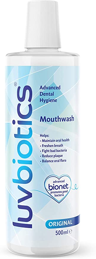 Luvbiotics Original Probiotics Mouthwash 500ml - 2 Pack