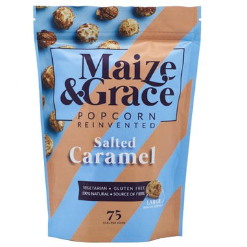 Maize and Grace Salted Caramel popcorn 72g. - 8 Pack