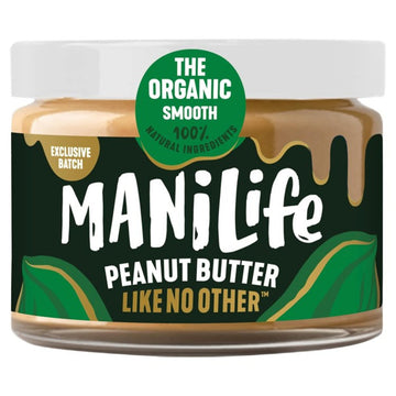 Manilife Organic Smooth Peanut Butter 275g