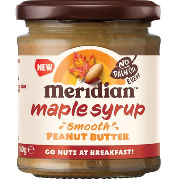 Meridian Meridian Smooth Peanut Butter with Maple Syrup 160g