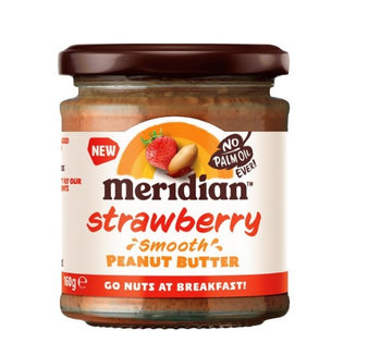 Meridian Meridian Smooth Peanut Butter with Strawberry 160g