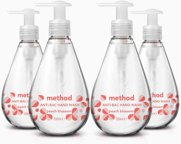 Method Method Hand Soap Antibac Peach Blossom 350ml - 4 Pack